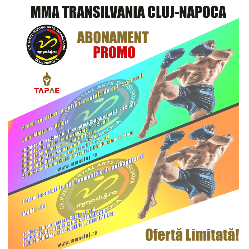 Abonament Promo MMA Transilvania Cluj Arena